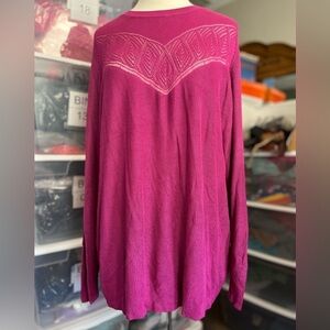Daniel Rainn Fuchsia Sweater